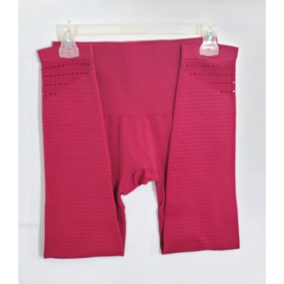 GymShark Women's Red Nylon Elastane Seamless Leggings Size M 1126 - Picture 6 of 14